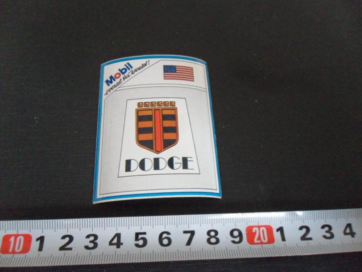 sticker mobil automerken DODGE usa *, Verzamelen, Stickers, Zo goed als nieuw, Ophalen