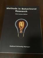 Methods in Behavioural Research, Boeken, Psychologie, Ophalen of Verzenden, Zo goed als nieuw