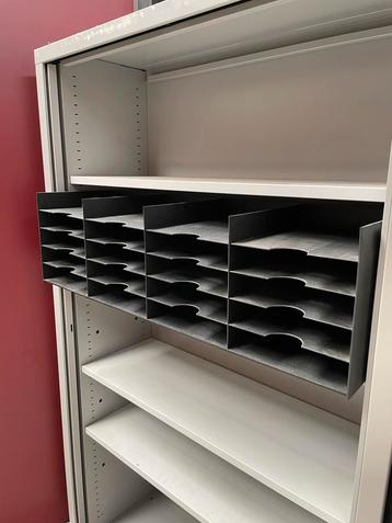 Zwarte Kunststof Folderkast - 20 Vakken beschikbaar voor biedingen