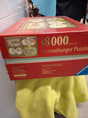 Ravensburger Puzzel - 18000 stukjes - Wereldkaart beschikbaar voor biedingen