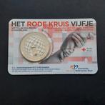 5 euro in coincard het rode kruis vijfje BU, Ophalen of Verzenden, Koningin Beatrix, Euro's