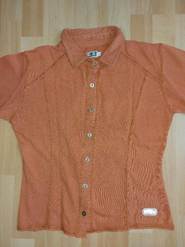 Oranje vest *Tripper Jeans*, Kleding | Dames, Truien en Vesten, Gedragen, Maat 38/40 (M), Oranje, Ophalen of Verzenden