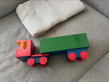 Houten montessori vrachtwagen, stevige duurzaam speelgoed beschikbaar voor biedingen