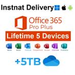 Microsoft Office 365 / 2021 | Lifetime | 5 apparaten, Computers en Software, Office-software, Ophalen of Verzenden, Nieuw, Word