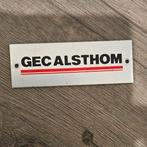 Bordje Gecalsthom (Alsthom) ns 1700, Verzamelen, Spoorwegen en Tramwegen, Ophalen of Verzenden, Trein, Overige typen