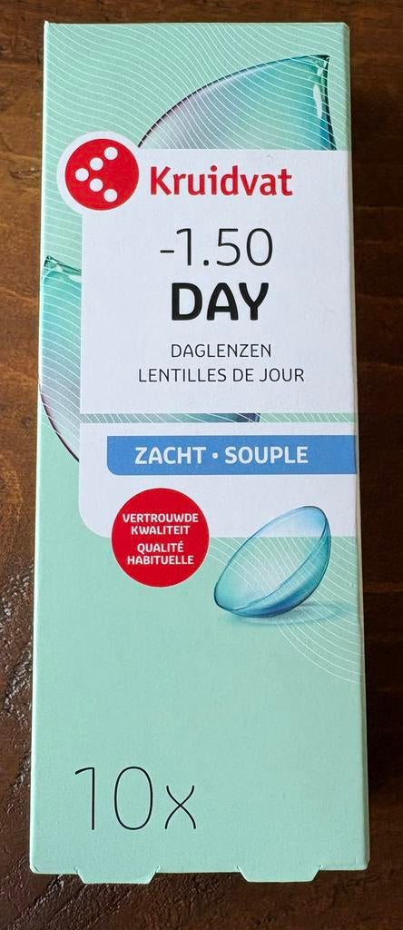Kruidvat zachte contactlenzen -1,5, Sport en Fitness, Gezondheidsproducten en Wellness, Ophalen, Nieuw, Overige typen