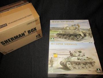 H-397,TAKOM 1-35,NO,2205W,Sherman² Box M4A1(76w)HVSS + M1 beschikbaar voor biedingen