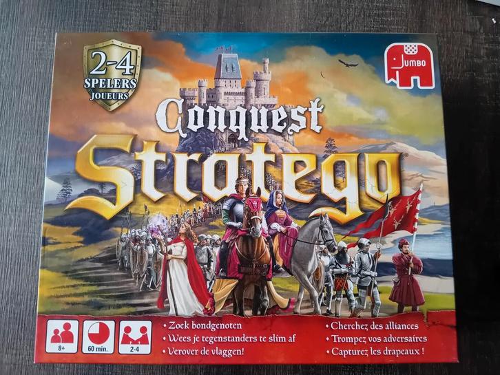 Stratego Conquest, Hobby en Vrije tijd, Gezelschapsspellen | Bordspellen, Zo goed als nieuw, Drie of vier spelers, Ophalen of Verzenden