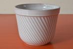 Retro vintage geribbelde jaren 50 / jaren 60 Erica bloempot, Ophalen of Verzenden