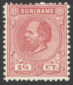 Suriname NVPH nr 3 postfris Koning Willem III 1873, Postzegels en Munten, Postzegels | Suriname, Verzenden, Postfris