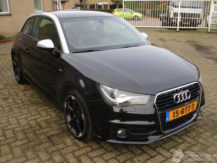 Audi A1 1.2 TFSI S -Edition (bj 2011), Auto diversen, Schadeauto's, Audi, Handgeschakeld, Benzine, Hatchback, Zwart