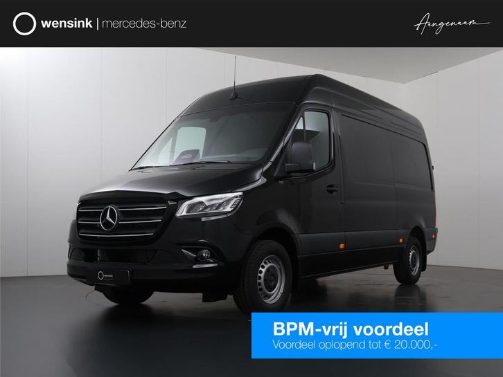 Mercedes-Benz Sprinter 319 CDI L2 H2 Select | Geveerde Stoel, Auto's, Bestelauto's, Bedrijf, Te koop, ABS, Achteruitrijcamera