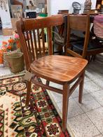 Houten Cafe Stoel café bar stoel hout, Ophalen, Gebruikt, Bruin, Nvt