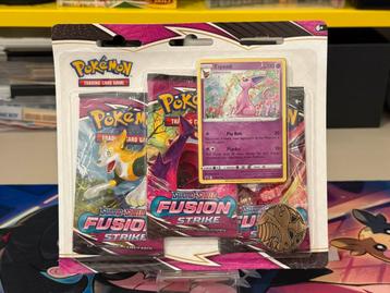 Fusion Strike 3-Pack Blister Sealed Pokemon beschikbaar voor biedingen