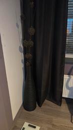 Grote zwarte vaas, Ophalen, Zwart, Minder dan 50 cm, Glas