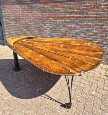 Eettafel zwaardtafel bartafel nautisch maritiem zijzwaard beschikbaar voor biedingen