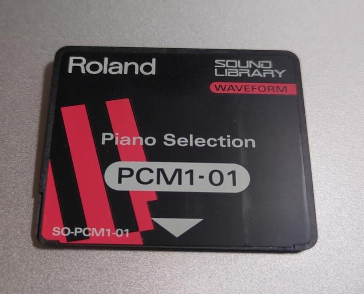 Roland SO-PCM1-01 Sound Library Piano Selection Card, Muziek en Instrumenten, Soundmodules, Zo goed als nieuw, Roland, Ophalen of Verzenden