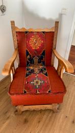 Antieke fauteuil (prachtige stoffen bekleding), Antiek en Kunst, Antiek | Meubels | Stoelen en Banken, Ophalen