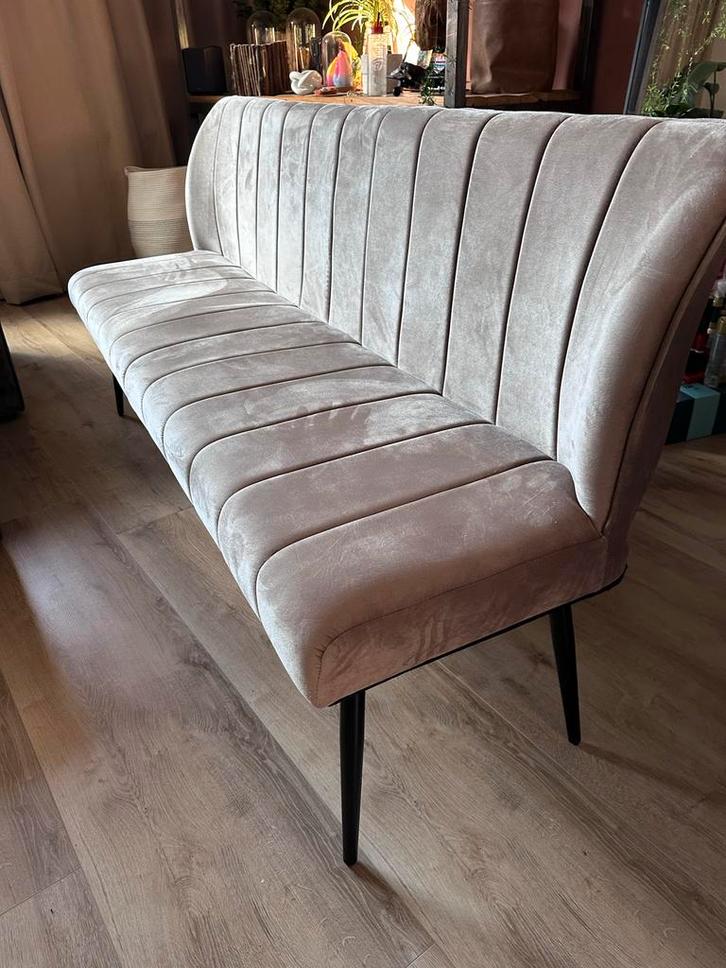 Eetkamer bank 180cm Champagne, Huis en Inrichting, Tafels | Eettafels, Nieuw, 150 tot 200 cm, 150 tot 200 cm, Vier personen, Rechthoekig