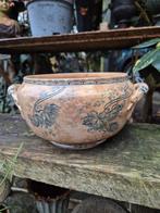 Mooie Franse zwaar beboterde schaal terrine, Ophalen of Verzenden