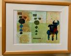 Grafiek gemengde techniek, Antiek en Kunst, Ophalen of Verzenden