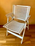 Niko Kralj Rex Klapstoel - Wit, Gebruikt, Wit, Ophalen of Verzenden, Eén