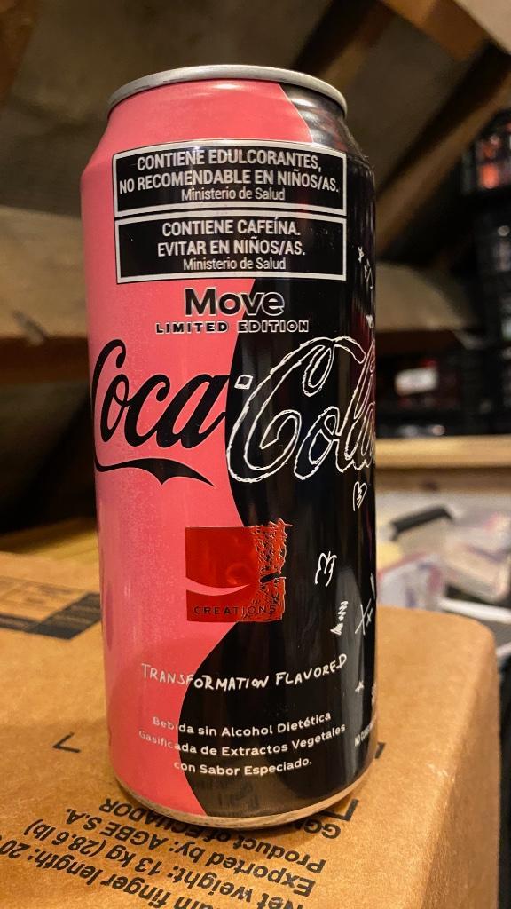 Coca-Cola can Creation uit Argentina MOVE 473 ml, Verzamelen, Merken en Reclamevoorwerpen, Nieuw, Gebruiksvoorwerp, Verzenden