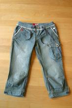 Blauwe 3/4 jeans; Rags for Girls (RFG); maat 152, Meisje, Rags for Girls, Gebruikt, Ophalen of Verzenden
