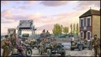 Grote print , "Pegasus bridge" !!!! Geweldig, Ophalen of Verzenden, Landmacht, Nederland, Foto of Poster