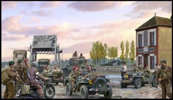 Grote print , "Pegasus bridge" !!!! Geweldig beschikbaar voor biedingen