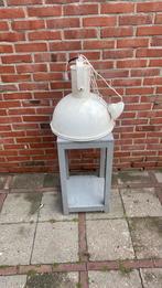 Schipperslamp wit te koop, Huis en Inrichting, Lampen | Hanglampen, Ophalen, Gebruikt, Metaal, Minder dan 50 cm