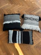 Malagoon kussens, Huis en Inrichting, Woonaccessoires | Kussens, Ophalen of Verzenden, Zo goed als nieuw, Zwart, Vierkant
