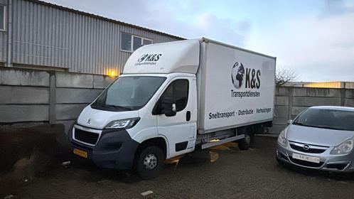 Peugeot Boxer 335 2.0 BlueHDI L4 MEUBELBAK LAADKLEP WIT 2018, Auto's, Bestelauto's, Particulier, Te koop, ABS, Boordcomputer, Centrale vergrendeling