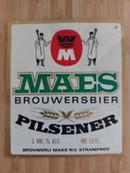 Bieretiket Maes pilsener brouwerij Stramproy, Ophalen