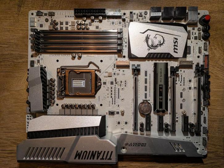 LGA 1151 GAMING MOEDERBORD MSI Z270 Mpower Gaming Titanium, Computers en Software, Moederborden, Gebruikt, Intel, DDR4, Ophalen