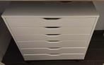 IKEA ALEX ladekast op wielen – wit, Ophalen, 50 tot 100 cm, Zo goed als nieuw, Minder dan 100 cm
