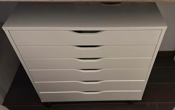 IKEA ALEX ladekast op wielen – wit beschikbaar voor biedingen