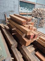 Douglas Balken/Palen - Bieden!, Doe-het-zelf en Verbouw, Hout en Planken, Ophalen, Gebruikt, 50 mm of meer, Balk