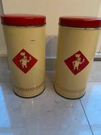 beschuitbus bolletje vintage 2 stuks, Verzamelen, Blikken, Ophalen, Gebruikt, Beschuit, Bolletje
