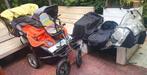 duo Mountain buggy 4 zitwagen / kindplaatsen, Kinderen en Baby's, Ophalen, Gebruikt, Overige merken, Regenhoes