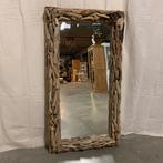 Spiegel – driftwood, drijfhout - 150 x 80 cm - Bij TTM Wonen, Huis en Inrichting, Woonaccessoires | Spiegels, Www.ttmwonen.nl