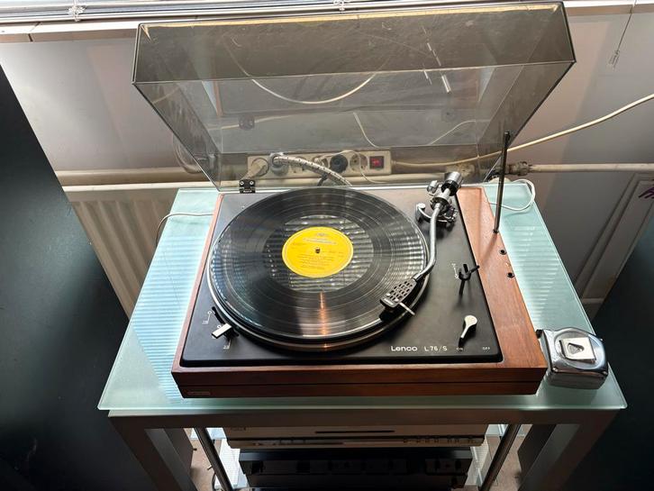 Lenco L76/S Draaitafel met Jelco Arm - Topstaat!, Audio, Tv en Foto, Platenspelers, Zo goed als nieuw, Platenspeler, Overige merken
