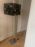 Prachtige staande schelpen lamp verchroomd, Huis en Inrichting, Lampen | Vloerlampen, Ophalen of Verzenden, Gebruikt, Metaal, 150 tot 200 cm