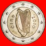 Ⰿ NON-PHALLIC 2007-2025: IRELAND 2 EUROS 2010 I r1 UNCOMMON!, Ophalen of Verzenden, Ierland, 2 euro, Losse munt