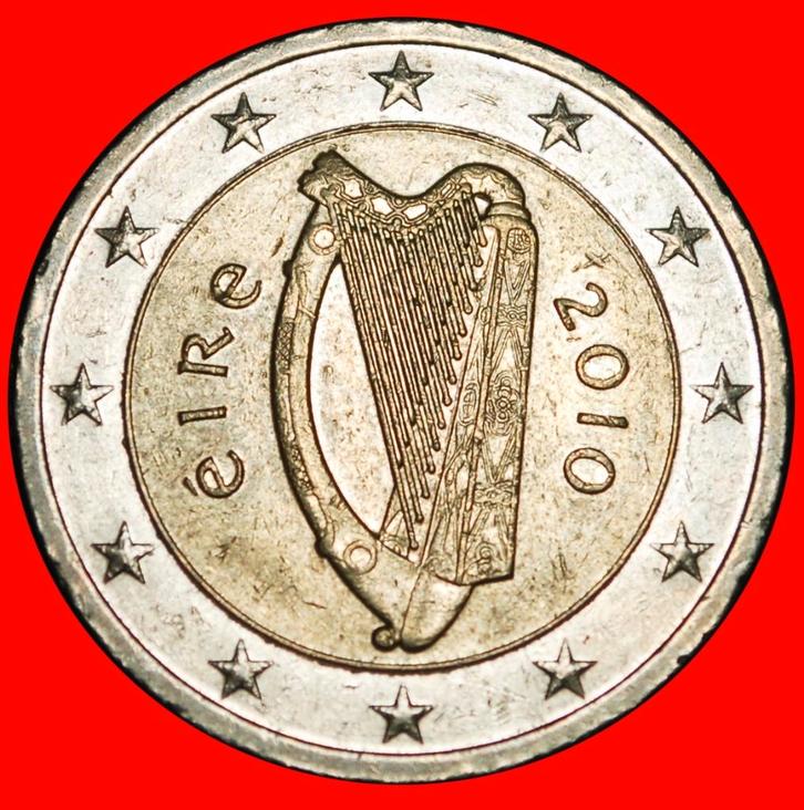 Ⰿ NON-PHALLIC 2007-2025: IRELAND 2 EUROS 2010 I r1 UNCOMMON!, Postzegels en Munten, Munten | Europa | Euromunten, Losse munt, 2 euro