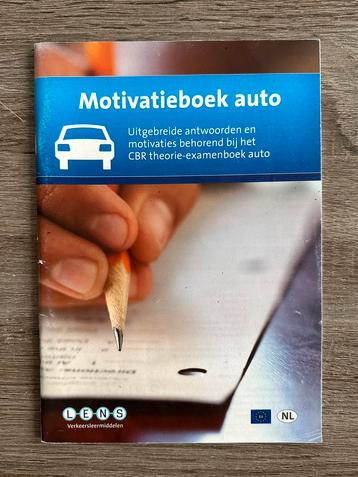 Motivatieboek auto (voor het CBR) beschikbaar voor biedingen