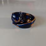 Limoges Castel porselein kat in mandje, Ophalen of Verzenden, Nieuw, Porselein