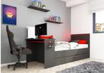 Bzone gamingbed met bureau en bedlade - Antraciet