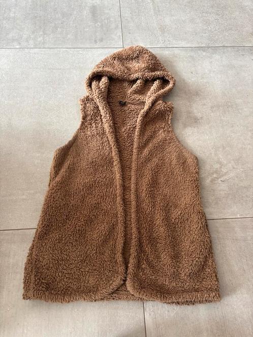 Teddy bodywarmer / vest / jas maat S €4, Kleding | Dames, Bodywarmers, Maat 36 (S), Bruin, Ophalen of Verzenden