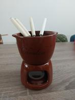 Chocolade Fondue Set, Witgoed en Apparatuur, Fonduesets, Ophalen of Verzenden, Zo goed als nieuw, Waxinelicht